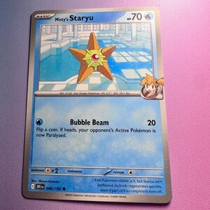 misty’s staryu - 046/182 (common) — pokemon: destined rivals